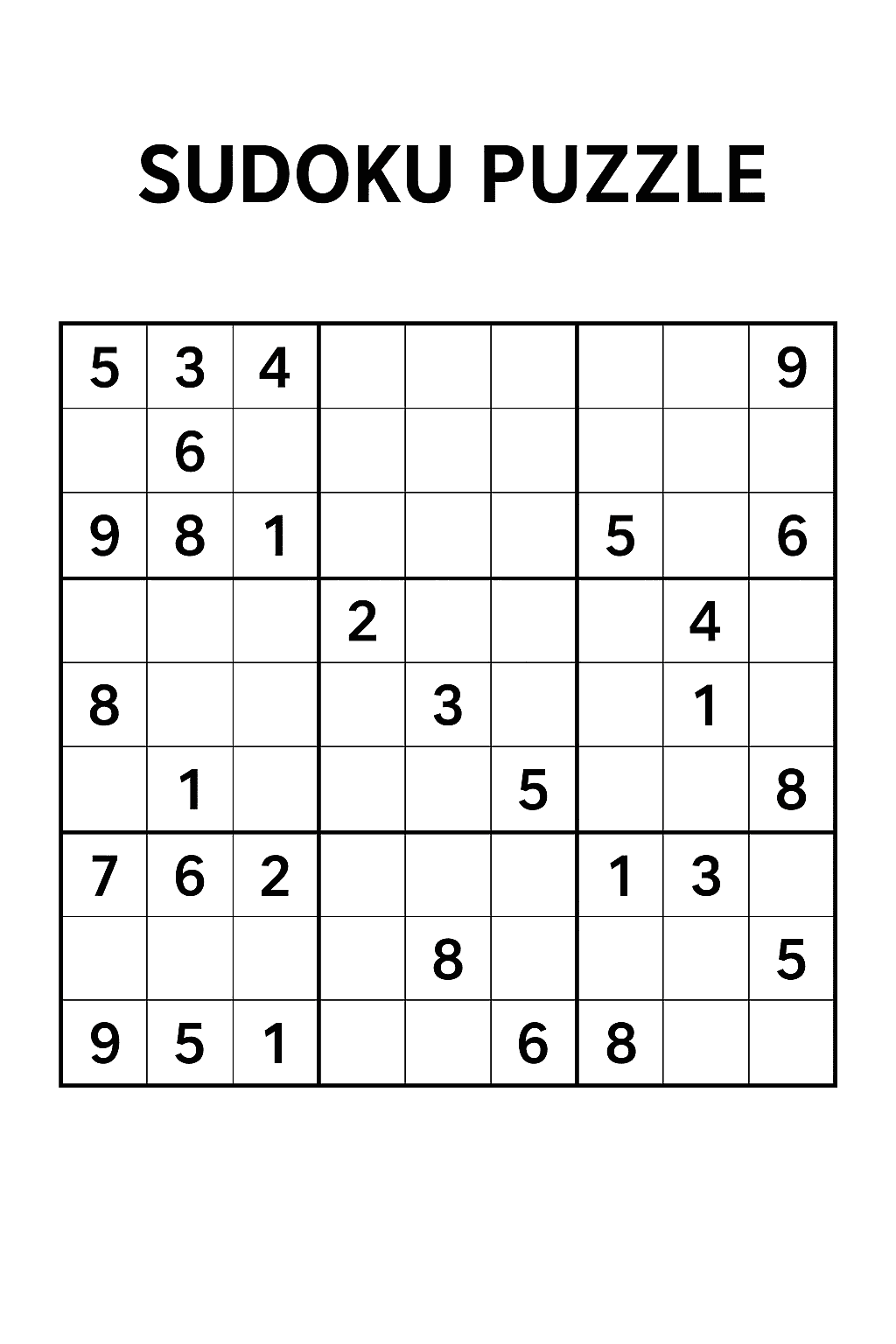 Sudoku Online Free Printable Your Anytime Brain Workout