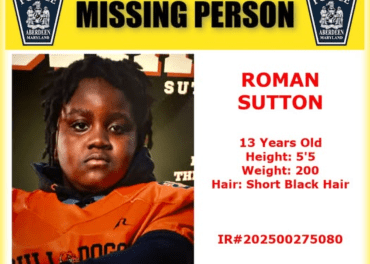 13 Year Old Football Player Roman Sutton Missing in Aberdeen