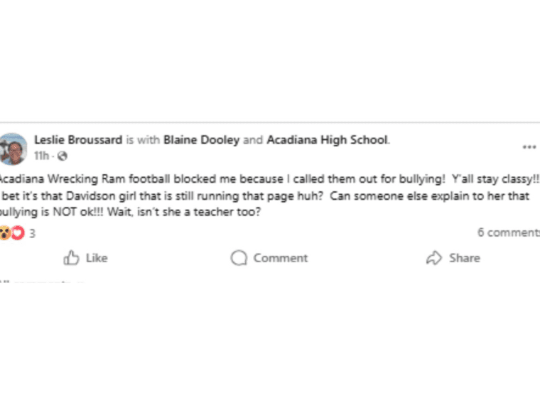 Acadiana High Football Page Brags After Loss And Ends Up Upsetting Fans