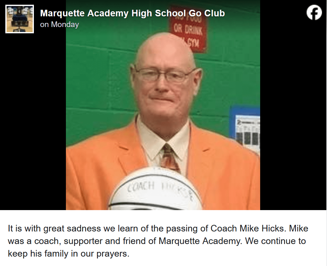 Basketball Coach Michael Hicks Death at 63 Leaves a Lasting Impact on the Ottawa Illinois Community