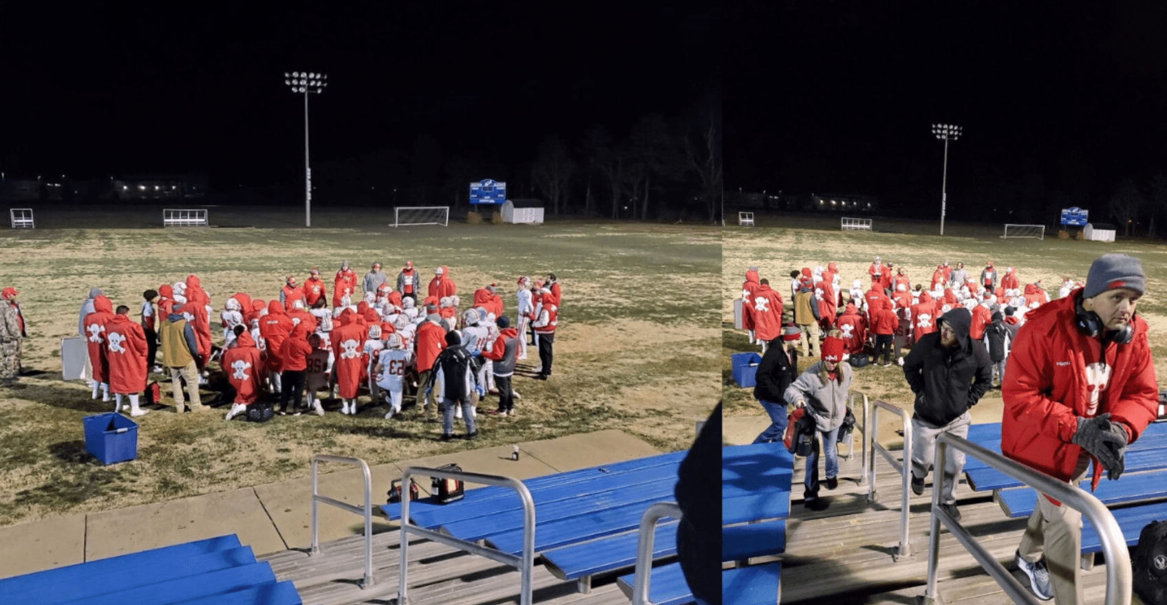 Belfry Players Left Outside In Freezing Cold While LCA Stayed Inside And Got Advantage