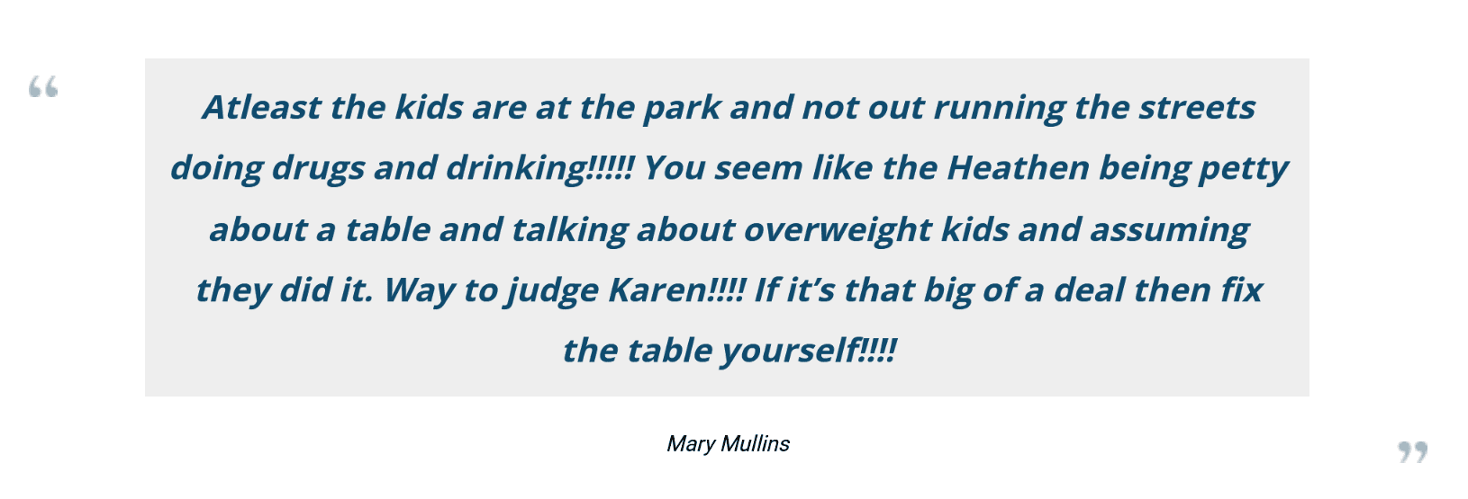 Bremen Mom Calls Teens “Heathens” Over Bent Picnic Table - Entire Town Loses It in Epic Facebook Meltdown