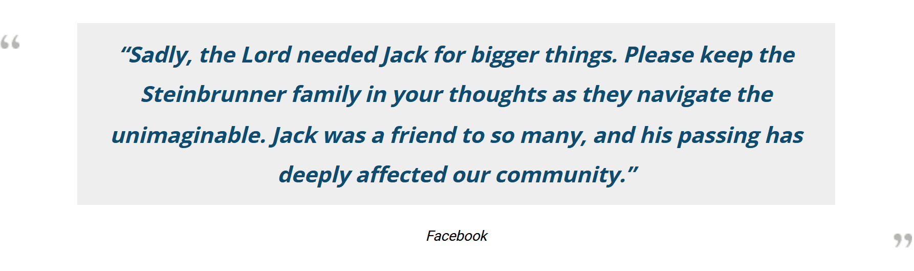 Brentsville District High School Lacrosse Player Jack Steinbrunner’s Death Leaves His Parents And Family Heartbroken