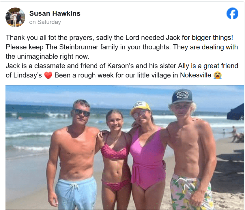 Brentsville District High School Lacrosse Player Jack Steinbrunner’s Death Leaves His Parents And Family Heartbroken