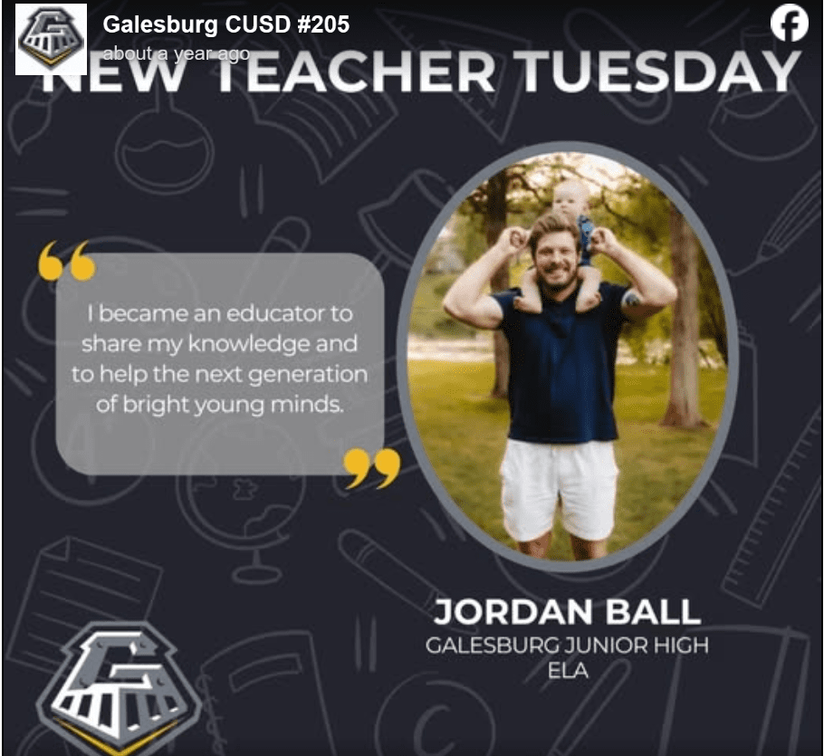 Galesburg Heartbroken After Sudden Loss of Coach Jordan Ball Who Inspired So Many