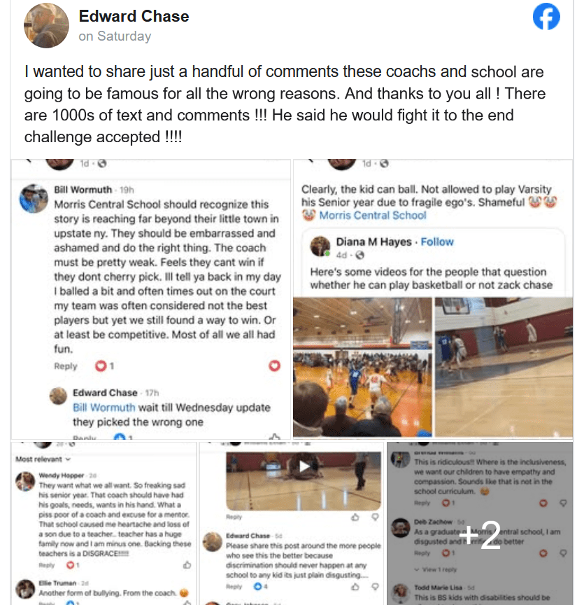 He Was Pale And Shaking After Coach Ended His Season A Morris NY Father Says His Son Had A Panic Attack After Being Left Out While Younger Players Got Pulled Up For Varsity