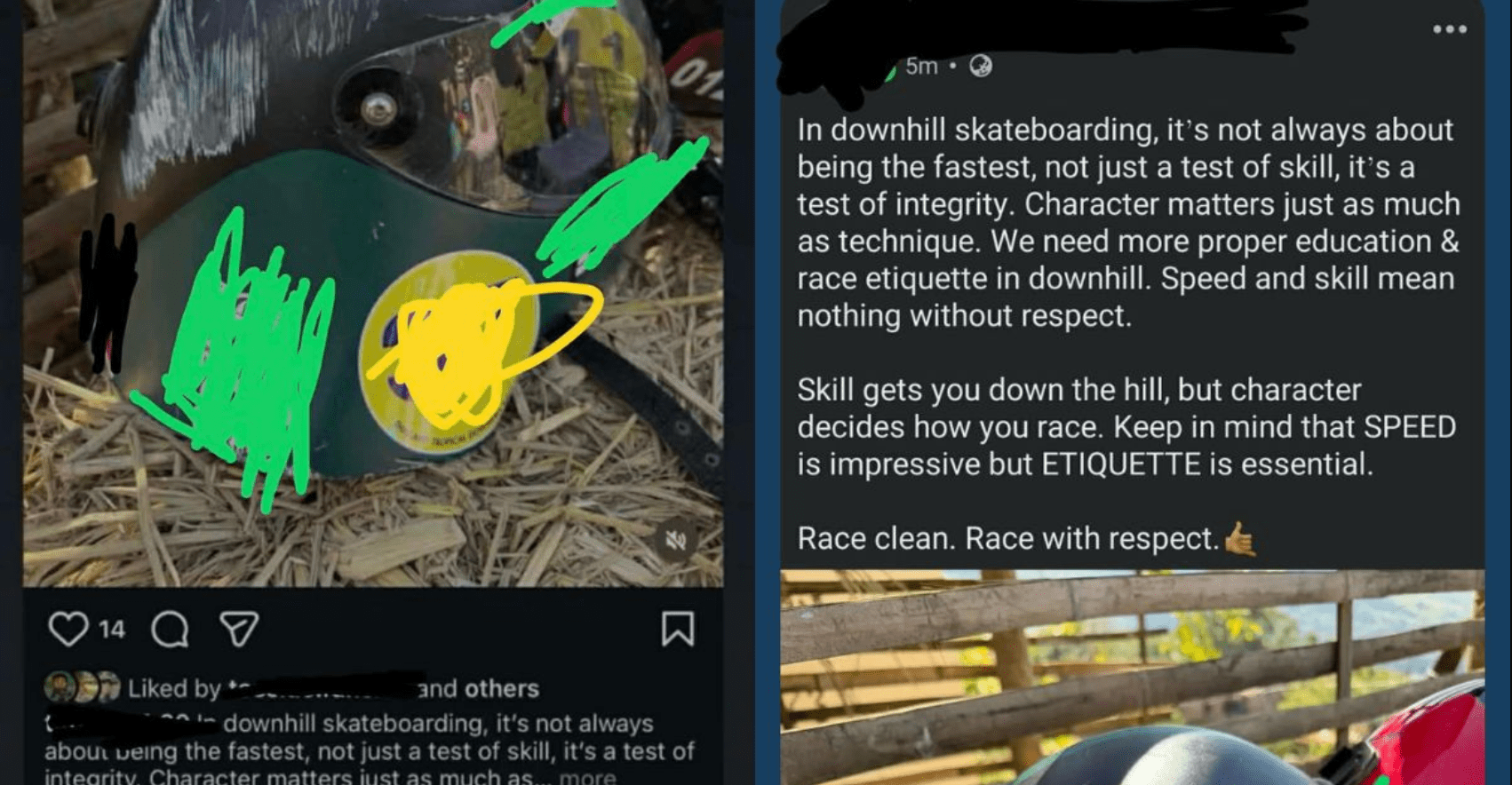 “I Am Being Bullied Out Of The Scene” A Downhill Skater Talks About Riders Hurting His Name