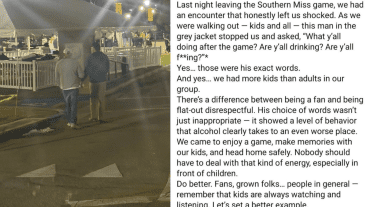 Man Harasses Woman At Spirit Park In Mississippi After USM Football Game