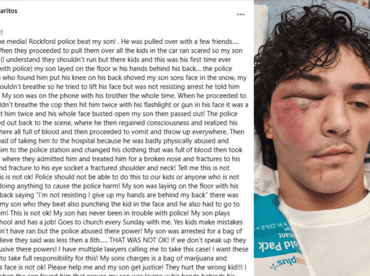 Rockford Police Accused Of Beating Teen Football Player Over A Tiny Amount Of Marijuana