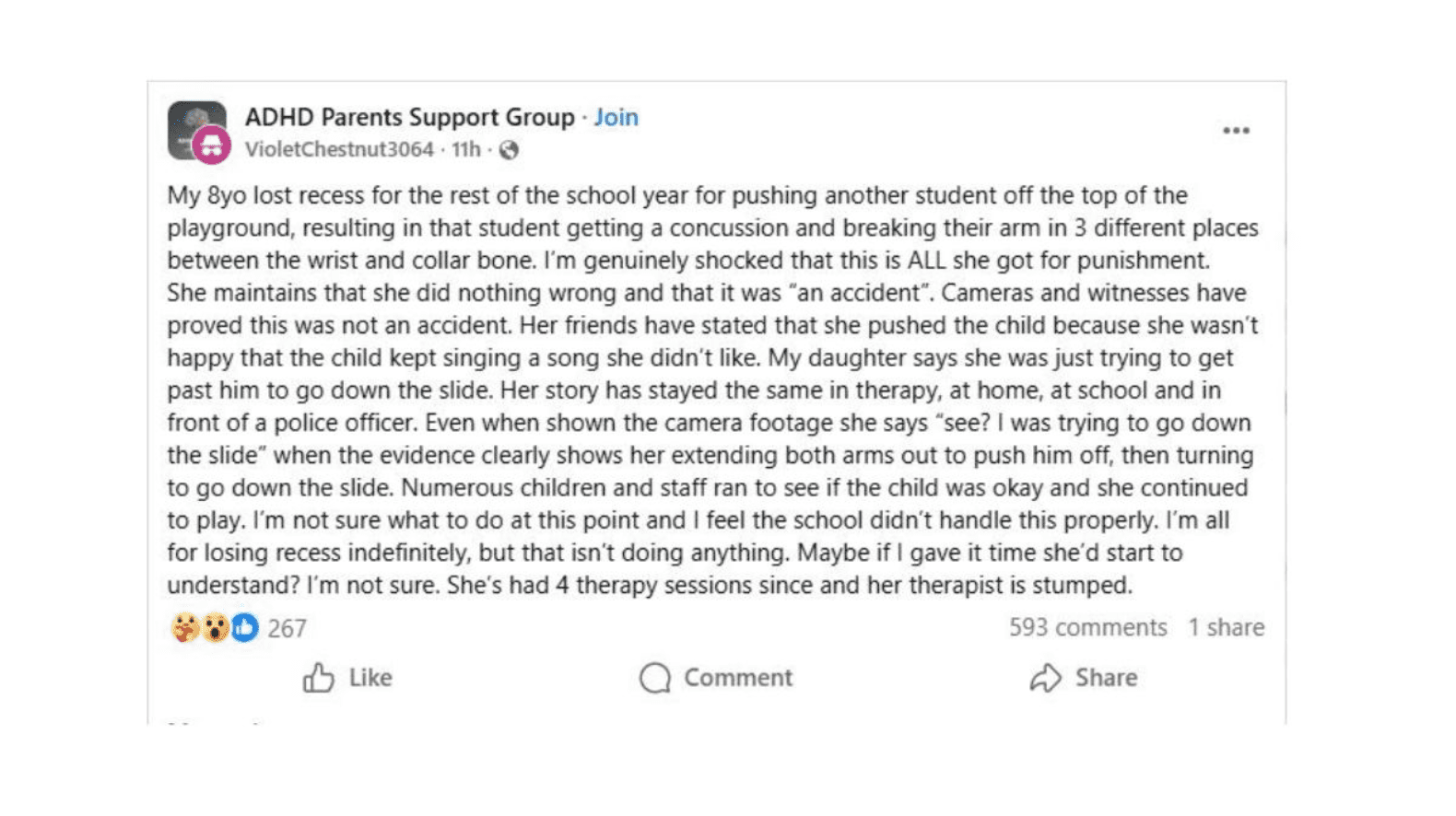 Severe Playground Injury Sparks Big Reactions. Many Parents Feel The Punishment Was Too Light