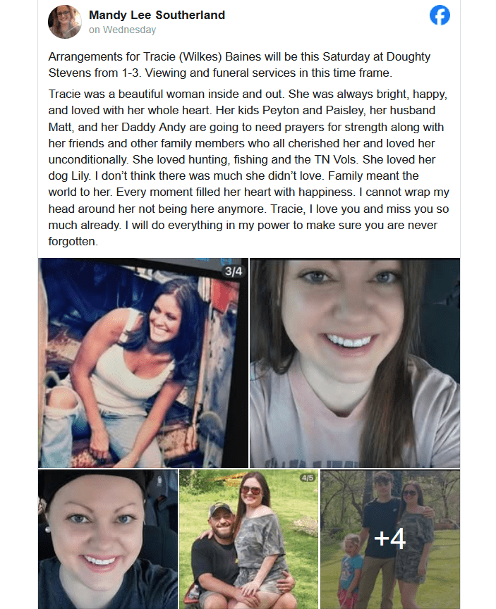 UT Football Fan And Softball Player Tracie Wilkes Baines Passed Away With Her Family And Friends Mourning Her Loss