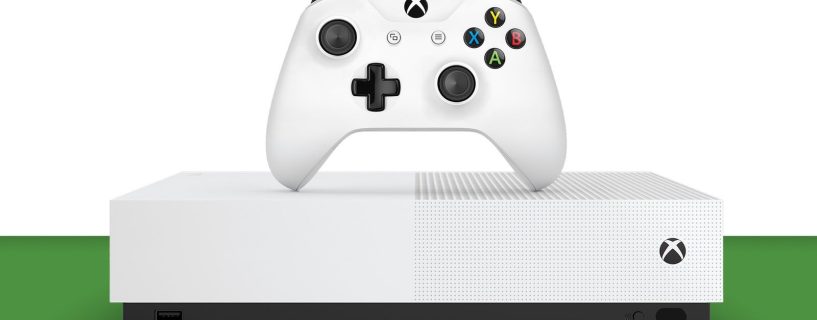 Microsoft launches Xbox One S All Digital Edition No need to use sheets, available on May 7