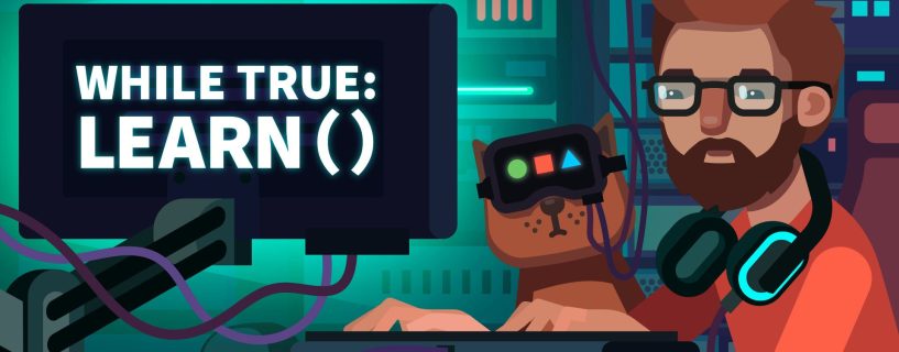 While True learn() coding meme Full Version