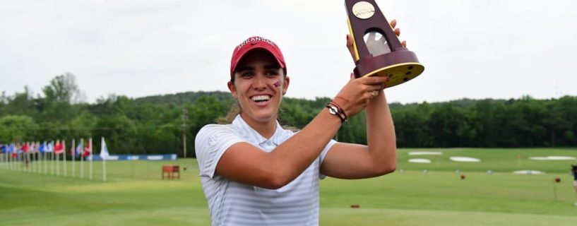Golfer Maria Fassi proclaims champion of the NCAA