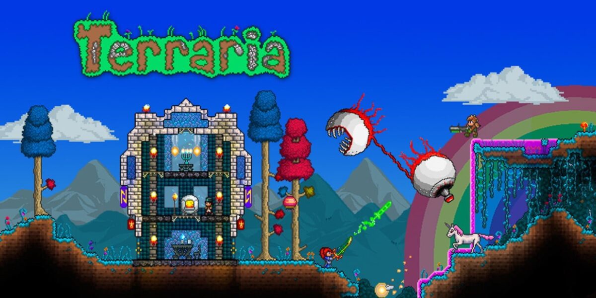 terraria 100 world download all items