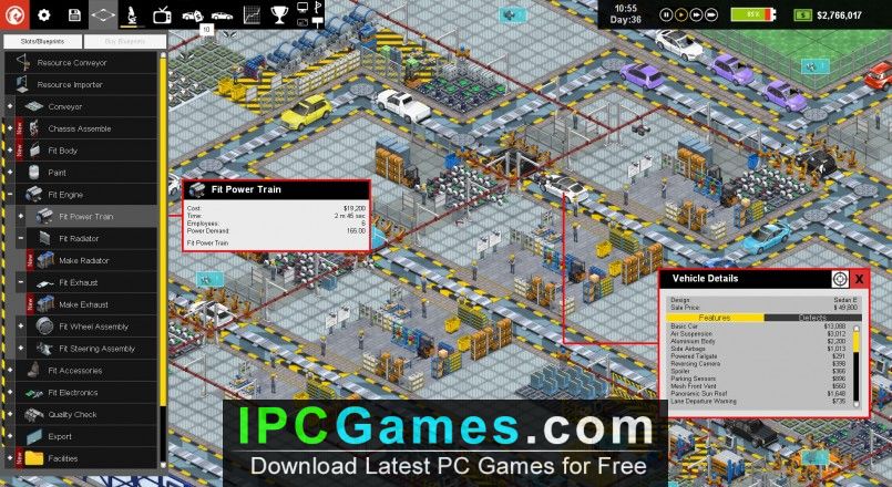 Production Line Car Factory Simulation Free Download Gf