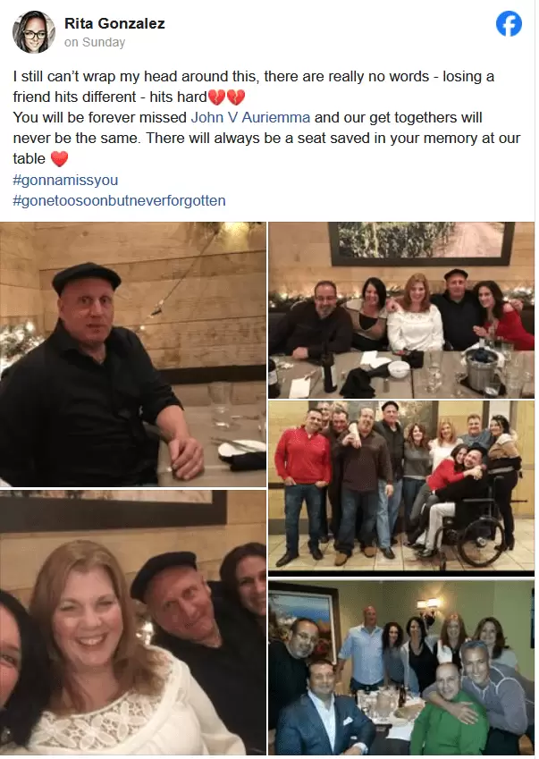 Belleville And Verona New Jersey Still Feeling The Loss Of Baseball Coach John V Auriemma