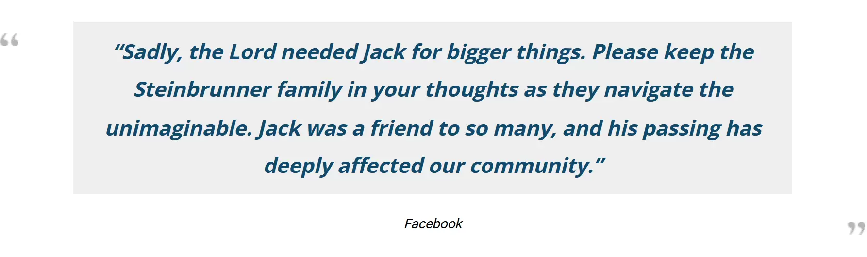 Brentsville District High School Lacrosse Player Jack Steinbrunner’s Death Leaves His Parents And Family Heartbroken