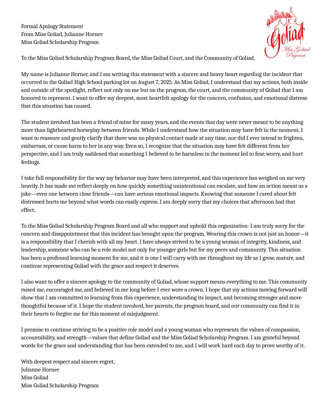 Goliad High School Varsity Cheerleader Case Gets Community Talking After Student Says She Was Hurt Between Cars Goliad High School Varsity Cheerleader Case Gets Community Talking After Student Says She Was Hurt Between Cars