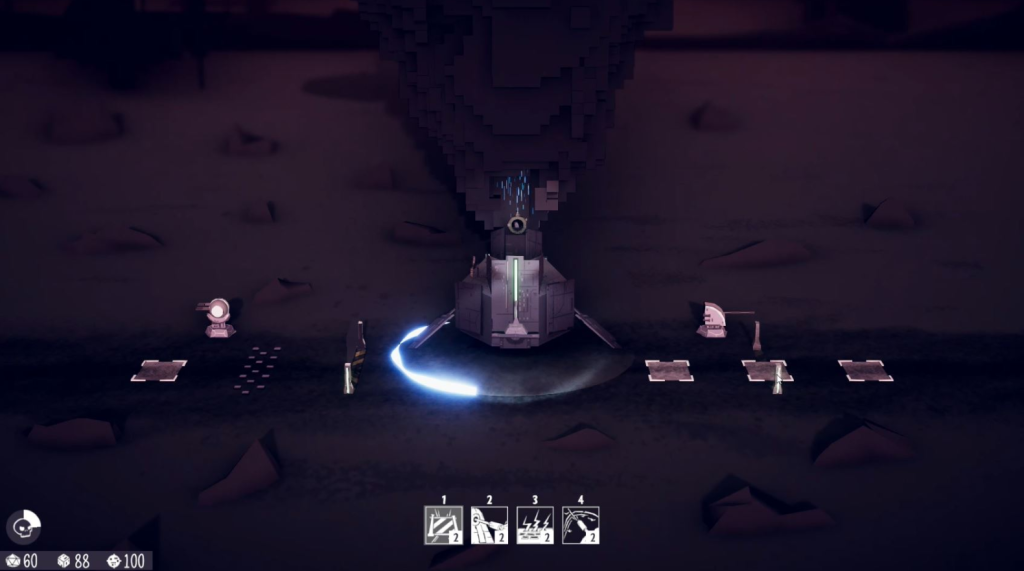 Working the Deep Pillars in ITER 8 Mining Defense Survival Game